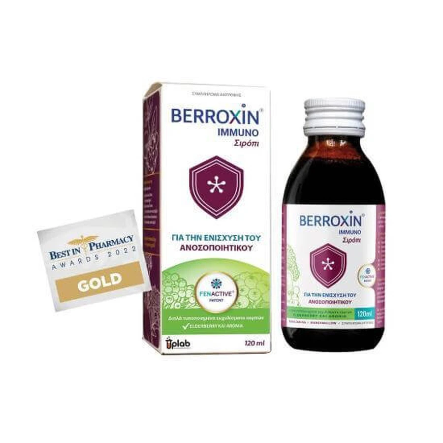 UPLAB Pharmaceuticals Berroxin Immuno Supplement for Immune Support 120ml