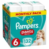 PAMPERS Baby Pants Pants No.6 15+Kgr 132 Pieces Monthly Pack