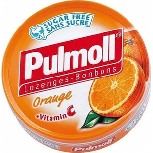 PULMOLL Halsbonbon mit Orange & Vitamin C 45g