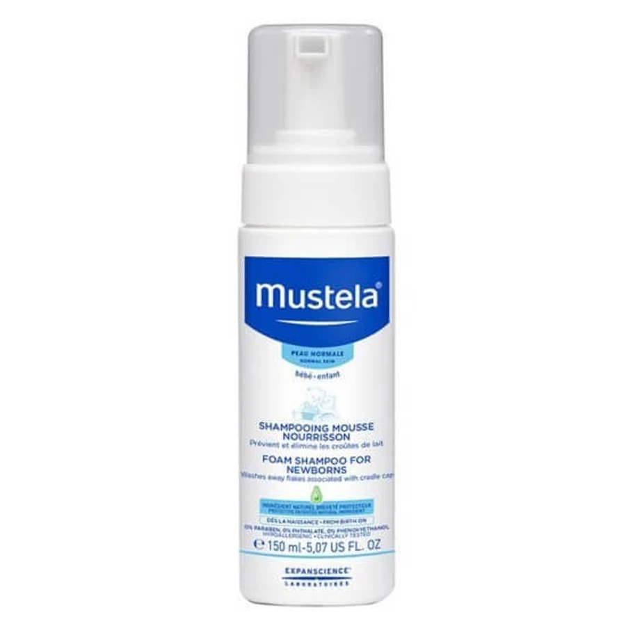 MUSTELA Bebe Foam Shampoo Shampoo in Form von Schaum für die Nase 150ml