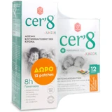 CER'8 Promo Crema repellente per insetti inodore 150ml & Adesivi repellenti per insetti regalo 12 pezzi