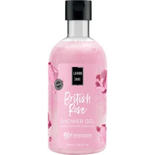 LAVISH CARE Douchegel British Rose Hydraterende & Voedende Douchegel met Rozengeur 500ml