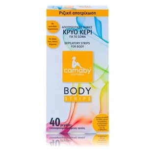 CARNABY Body Strips Tiras de cera fría para el cuerpo x40