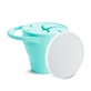 MUNCHKIN ¡C'est Silicona! Snack Catcher Recipiente Plegable de Silicona para la Merienda 6+ Meses Turquesa