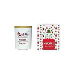 ALOE COLORS Kourabies Sojakerze Kourabies Sojakerze mit Curabies-Duft, im Glas 150gr