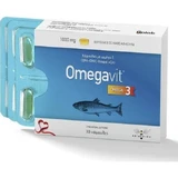 UPLAB Pharmaceuticals Omegavit Capsules Omega-3 (EPA & DHA) Vetzuren 1000mg 30 Softgels