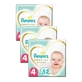 PAMPERS Baby Windeln Premium Care No.4 8-14Kgr 156 Stück (3 Packungen à 52 Stück)