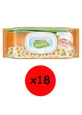 BABYLINO Sensitive Hypoallergenic Toallitas Hipoalergénicas sin Alcohol ni Parabenos con Camomila 972 Piezas (18 Paquetes de 54 Piezas) Caja
