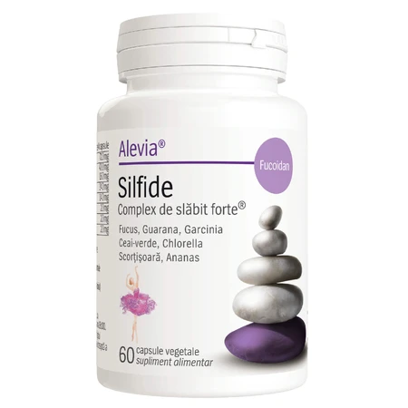 Silfide Complex Forte Fucoidan, 60 comprimidos, control de peso, Alevia