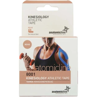 ANATOMIC LINE Kinesio Tape - Cinta de cinesiterapia 5cm x 5m - Beige