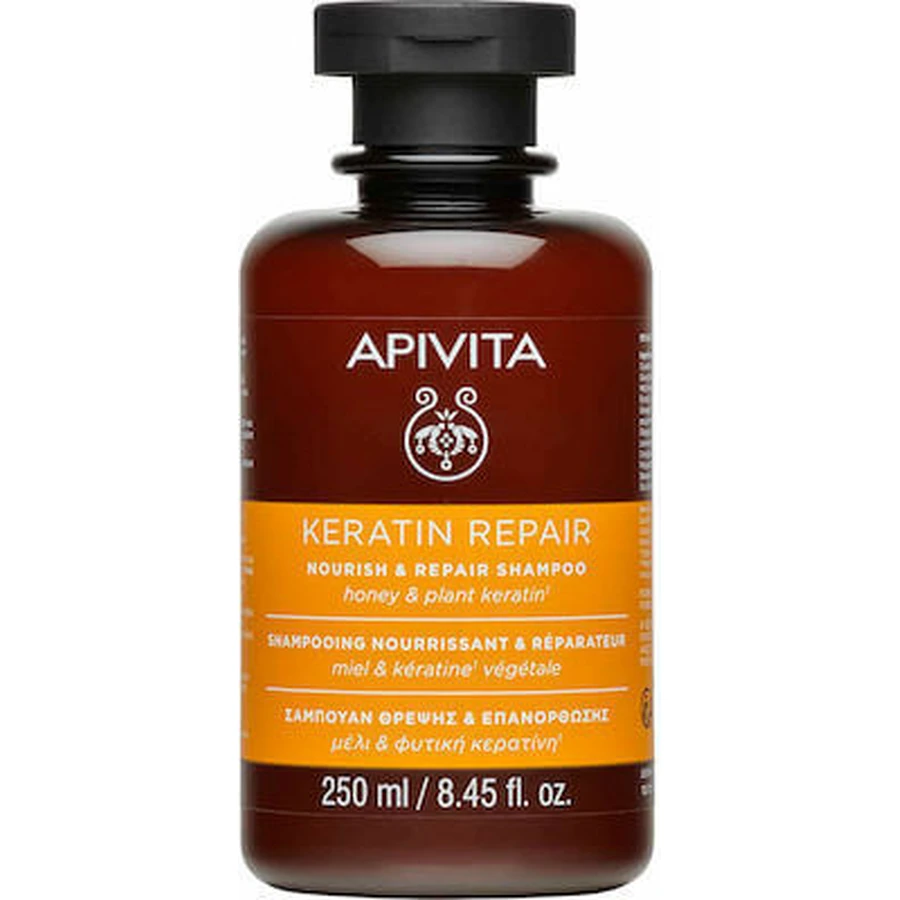APIVITA Keratine Repair Shampoo Voedende & Herstellende Shampoo Voor Droog Haar Met Honing & Plantaardige Keratine 250ml