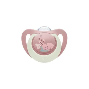 NUK Silicone Fopspeen Eerste Keuze Nacht Voor 6-18 Maanden, Met Etui