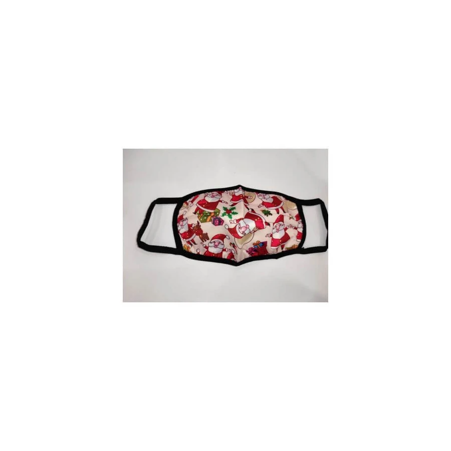 ROYALTY Masque en tissu pour enfants Edition X-Mas Père Noël rose x1