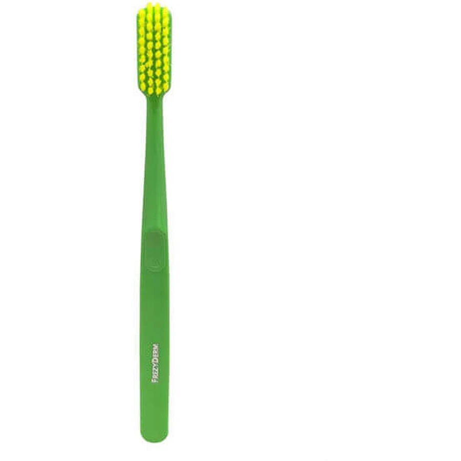 FREZYDERM Cepillo de Dientes Verde Suave Cepillo de Dientes Para Adultos Color Verde 1 pieza