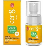 CER'8 Mini Spray Repelente de Insectos Inodoro Apto para Niños 30ml