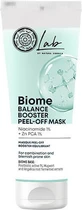 NATURA SIBERICA Lab Biome Balance Booster Peel-Off Mask Face Balancing Mask With Niacinamide &amp; Zinc 75ml