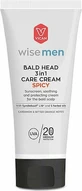 WISE Men Bald Head 3 in 1 Care Cream Spicy Sunscreen, Soothing &amp; Protective Cream For Head Skin 100ml