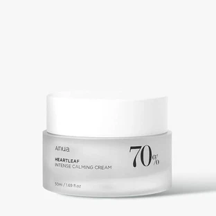 ANUA Heartleaf 70% Intense Calming Cream Moisturizing Cream, 50ml