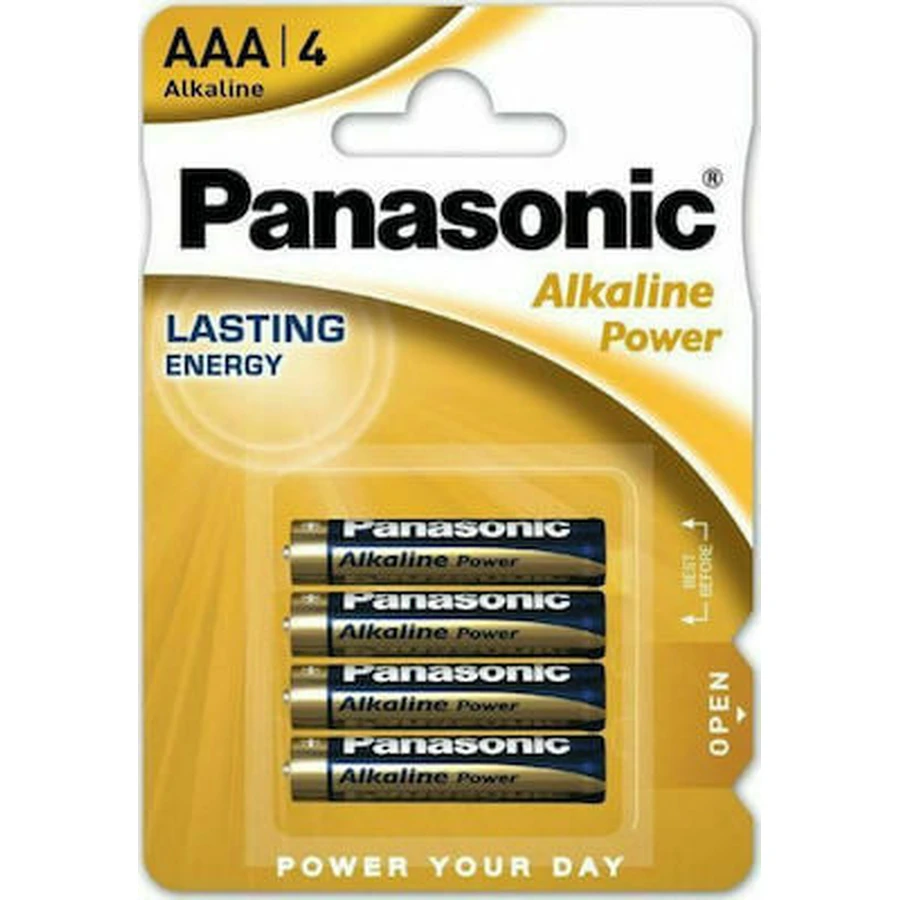 PANASONIC Pilas Alcalinas AAA 4 Piezas