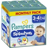 PAMPERS Splashers Luier Zwemkleding Nr 3-4 Voor 6-11kg 96 stuks Doos