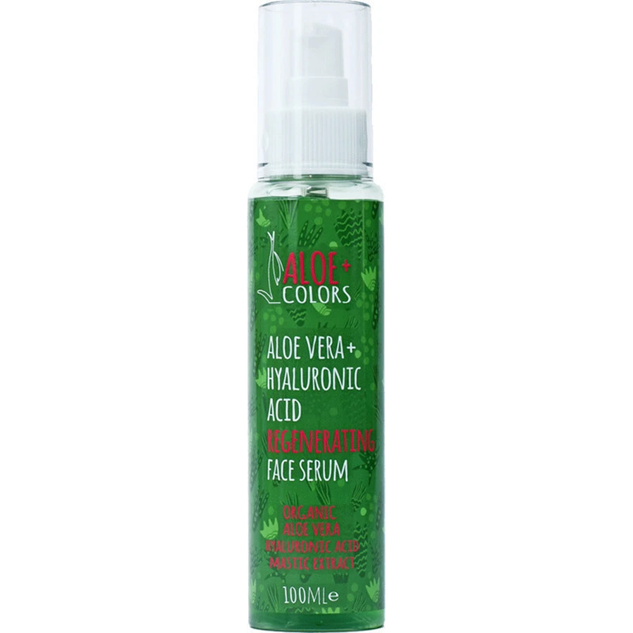 ALOE+ COLORS Aloe Vera + Hyaluronic Acid Regenerating Face Serum Moisturizing Face & Eye Serum 100ml