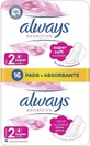 ALWAYS Ultra Sensitive Super Pads Almohadillas Ultra Suaves Medianas Con Alas Para Confort Y Protección 16 Piezas
