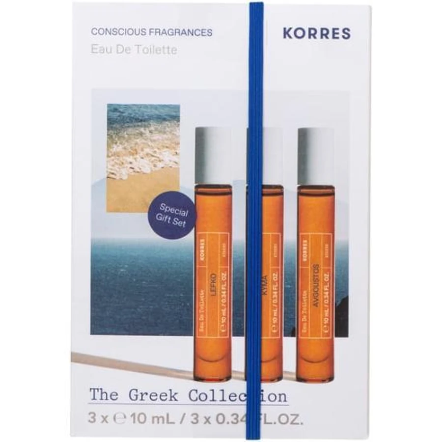 KORRES Promo Eau De Toilette Lefko 10ml & Kyma 10ml & Avgoustos 10ml
