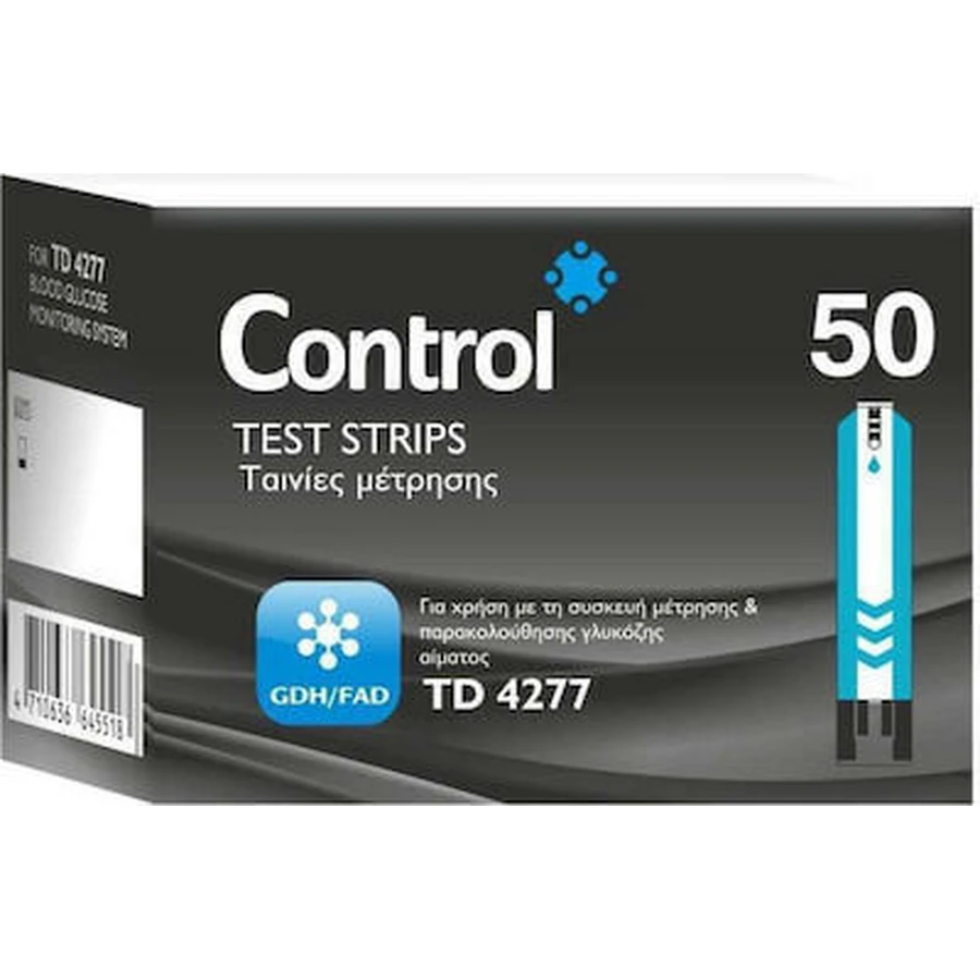 CGLUCO-Rx Control TD-4277 Bandelettes de mesure de la glycémie 50pcs