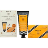 APIVITA Promo Wanna Kiss Your Hand Crema de Manos Rica Hidratante Intensiva de Miel, 50ml & Apivita Jabón de Miel, 125g