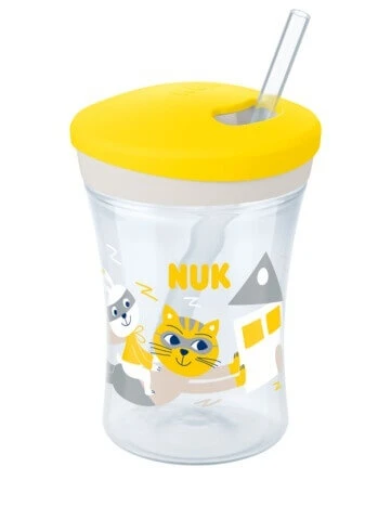 NUK Action Cup Training Cup with Straw 12m+ 230ml In Various Colours…