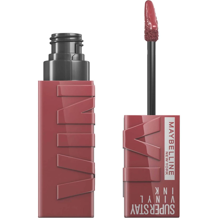 MAYBELLINE Super Stay Ink Crayón Líquido con Acabado Vinílico para Labios con Color Intenso 40 Witty 4.2gr