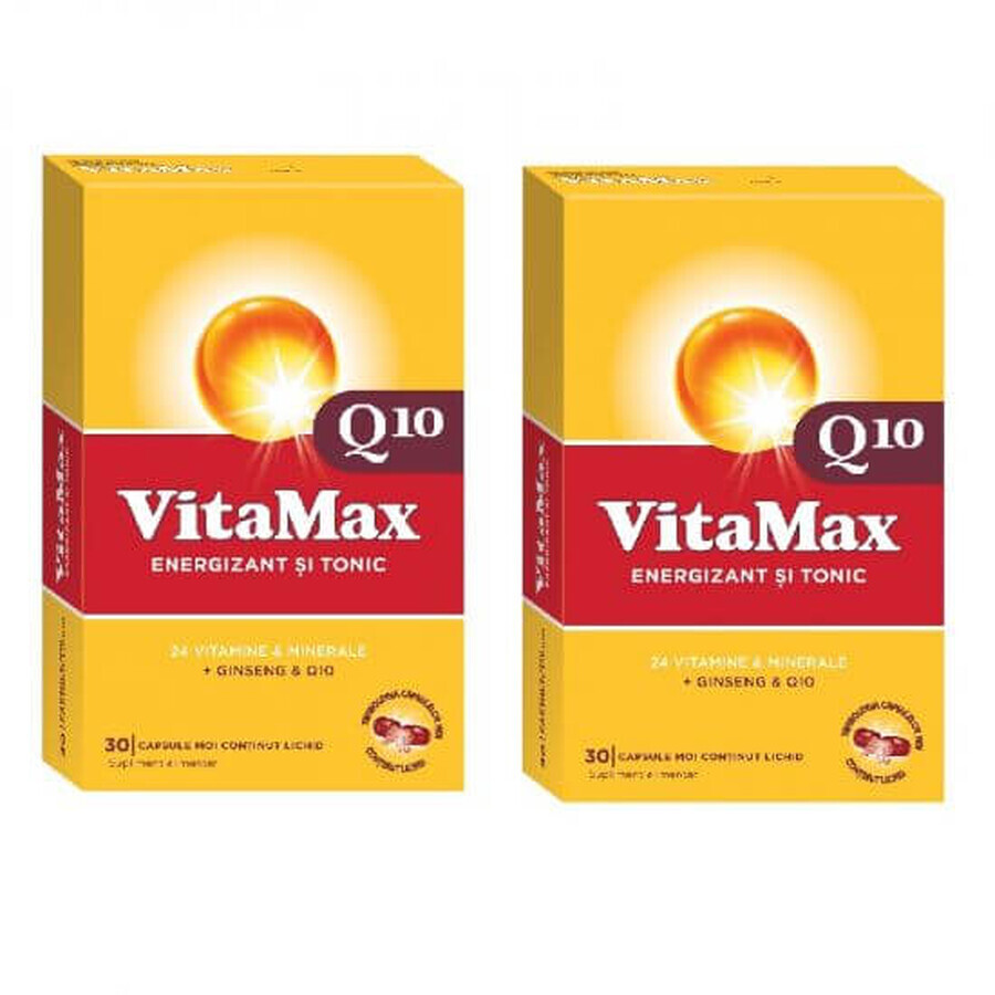 Vitamax Q10 pack, 30 cápsulas (2 por el precio de 1), Perrigo