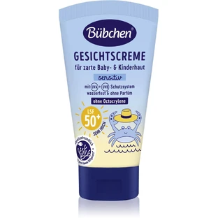 BUEBCHEN Baby-Sonnenschutz-Gesichtscreme ab 6 Monaten SPF50+ 50ml