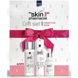 SKIN PHARMACIST Paket für empfindliche Haut mit 5 in 1 Reinigungswasser Micellar 100ml, Gesichtsserum B12, 30ml & feuchtigkeitsspendende Gesichtscreme B12, 50ml
