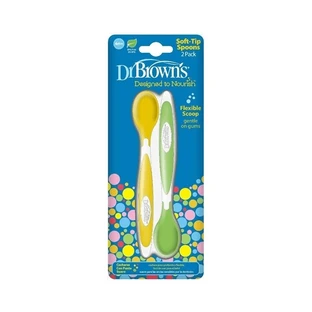 DR. BROWN'S Soft-Tip Löffel Weiche Fütterungslöffel 2 Stück TF 011