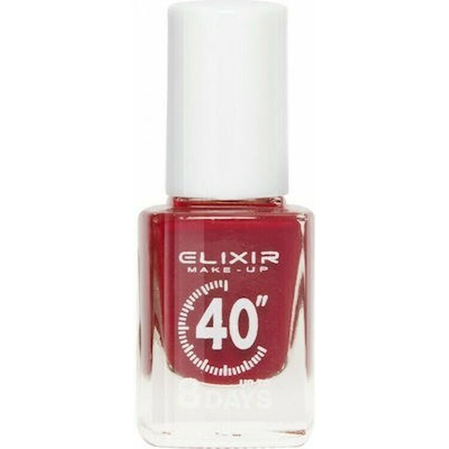 ELIXIR 40″ Bis zu 8 Tage Glanz Lang anhaltender Nagellack Schnell trocken 381 Johannisbeere 13ml