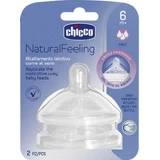 Tétine Chicco Natural Feeling Quick Flow 6m+ Pièces 08104720