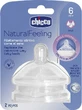 Chicco Tetina Natural Feeling Quick Flow 6m+ Piezas 08104720