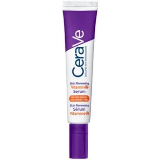 CERAVE Suero Renovador de la Piel Suero Facial con Vitamina C Pura al 10% Para Desintoxicación y Brillo 30ml