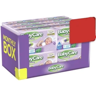 BABYCARE Kalmerende Babydoekjes met Lavendel & Katoenextract 72x4x6=1728 Stuks (Doos)