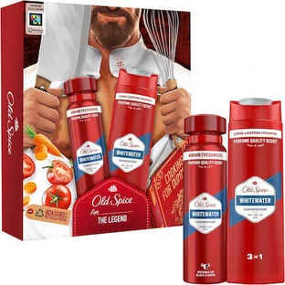 OLD SPICE XMAS Water Body Cleansing Kit met Deodorant 150ml & Body Wash 250ml