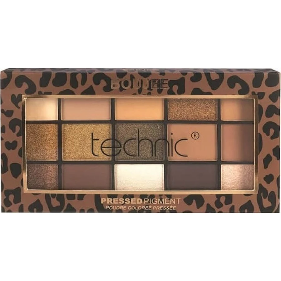 TECHNIC Oogschaduwpalet Boujee Eyeshadow Pressed Pigment met 15 tinten