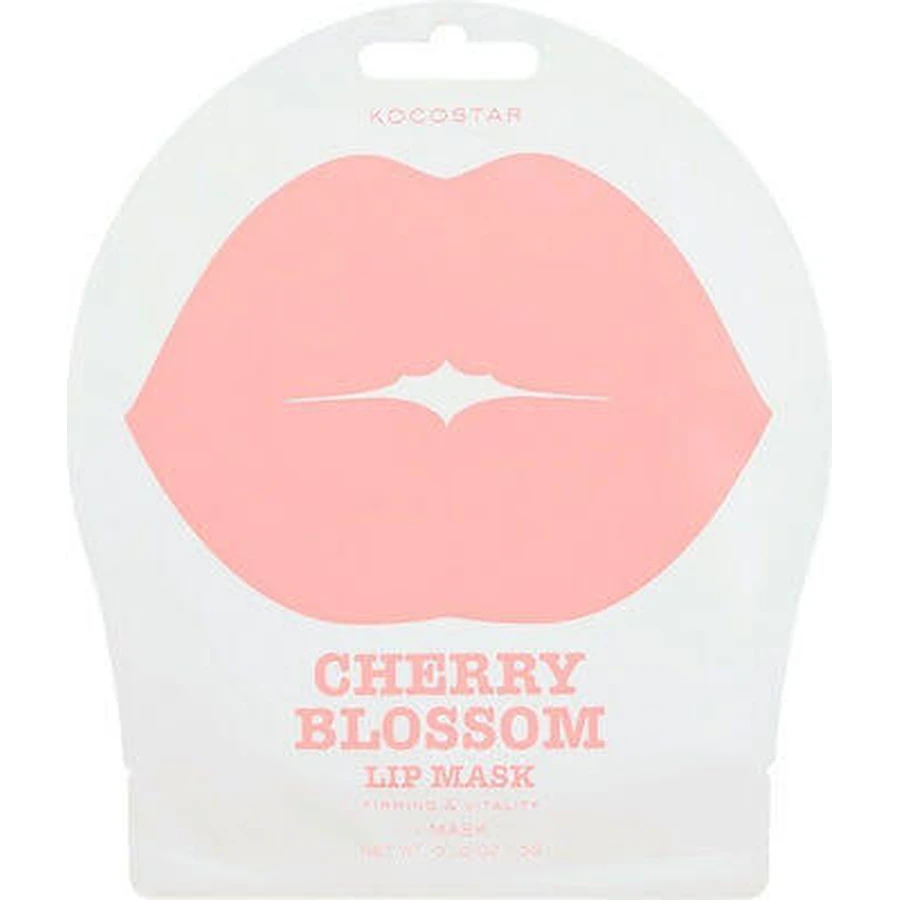 KOCOSTAR Lippenmaske Kirschblüten-Hydrogel-Pflaster für Lippenstraffung & Pflege 1 Stück