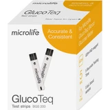 MICROLIFE GlocoTeq BGS 200 Bandelettes de Glycémie 50 Pièces
