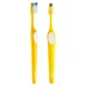 TEPE Brosse à dents Nova Soft en différentes couleurs - Jaune-Blanc