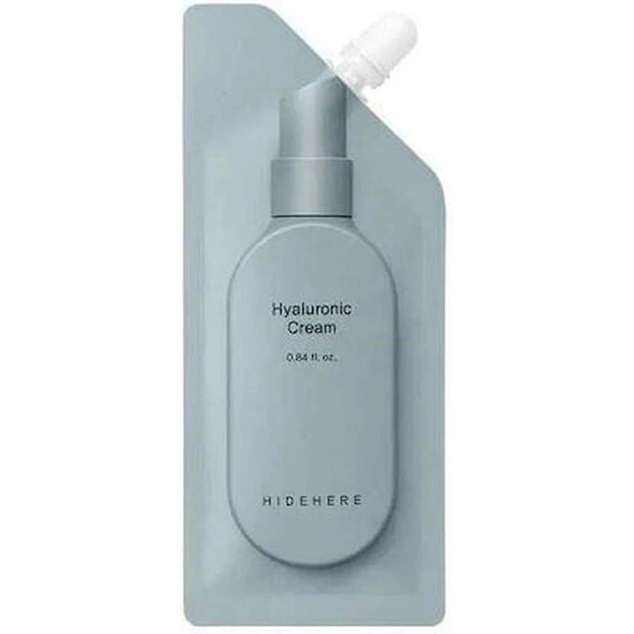 HIDEHERE Hyaluronic Cream Crème hydratante pour le visage pour renforcer la barrière cutanée et l'élasticité 25ml