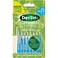 DENTEK Easy Brush Eco Friendly Mid-Tooth Brushes ISO 3 0.6mm Blue 8 Pieces