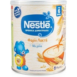 NESTLE Baby Crème Farine Lactate met Melk, vanaf de 6e maand 300g