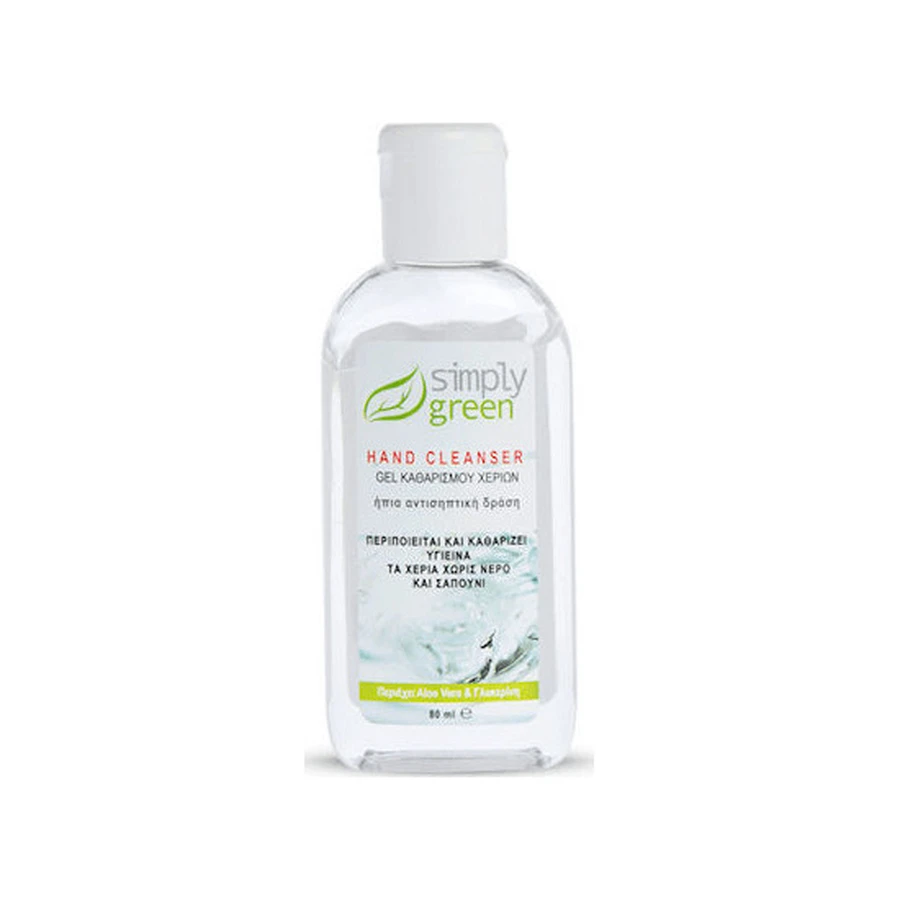 SIMPLY GREEN Antiseptic Hand Gel 70% Alcohol 80ml