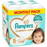 PAMPERS Babyluiers Premium Care Nr.5, 11-16kg 160 Stuks MSB